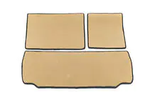 Toyota Sequoia 2007–2022 Bagagerumsmåtter (EVA, beige) foto 1