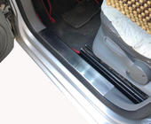 Volkswagen Caddy 2004–2010 Indvendige dørtærskellister (uden tekst, rustfrit stål) 3 stk. foto 2