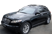 Infiniti FX 2008–2012 Vindafvisere til sideruder (4 stk., HIC) foto 1