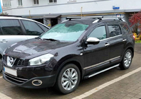 Nissan Qashqai 2007–2010 Carmos dørlist (4 stk., rustfrit stål) Carmos, +2 (lang) foto 4