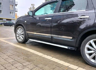 Nissan Qashqai 2010–2014 Carmos dørlist (4 stk., rustfrit stål) Carmos, +2 (lang) foto 4