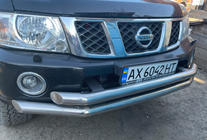 Nissan Patrol Y61 1997–2011 Forreste kofanger komplet brugt (2004-2008) foto 2