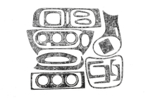 Renault Scenic 1998–2003 Instrumentbordslister (Meric, Tyrkiet) Trælook foto 6