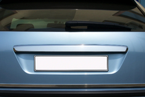 Ford Focus II 2005–2008 Bagklapliste i rustfrit stål (HB) Carmos - Tyrkisk stål foto 3