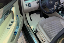 Volkswagen Passat B7 2012–2015 EVA-bilmåtter til kabinen (EU, beige) foto 1