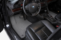 BMW 5-serie E39 1996–2003 EVA gulvmåtter (grå) foto 1