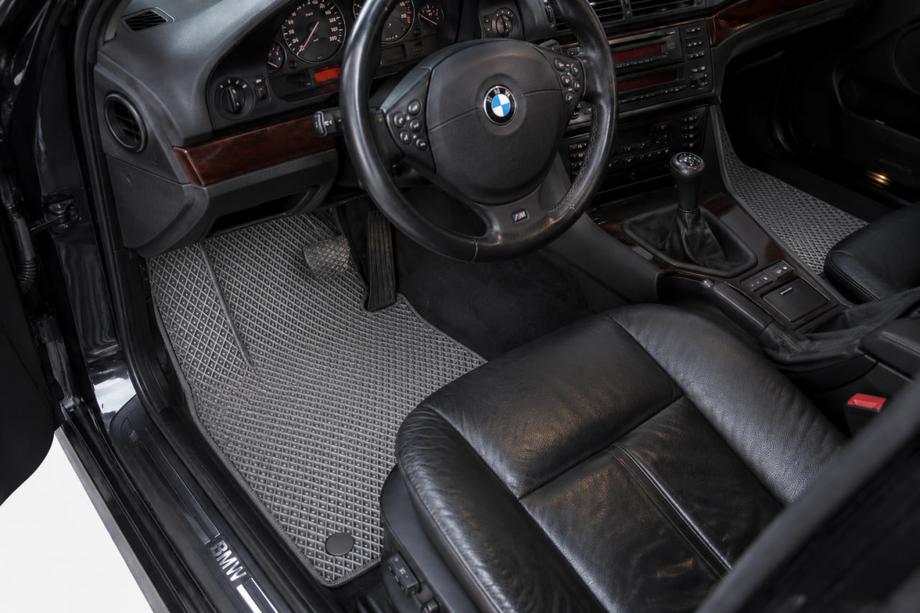 BMW 5-serie E39 1996–2003 EVA gulvmåtter (grå) Image
