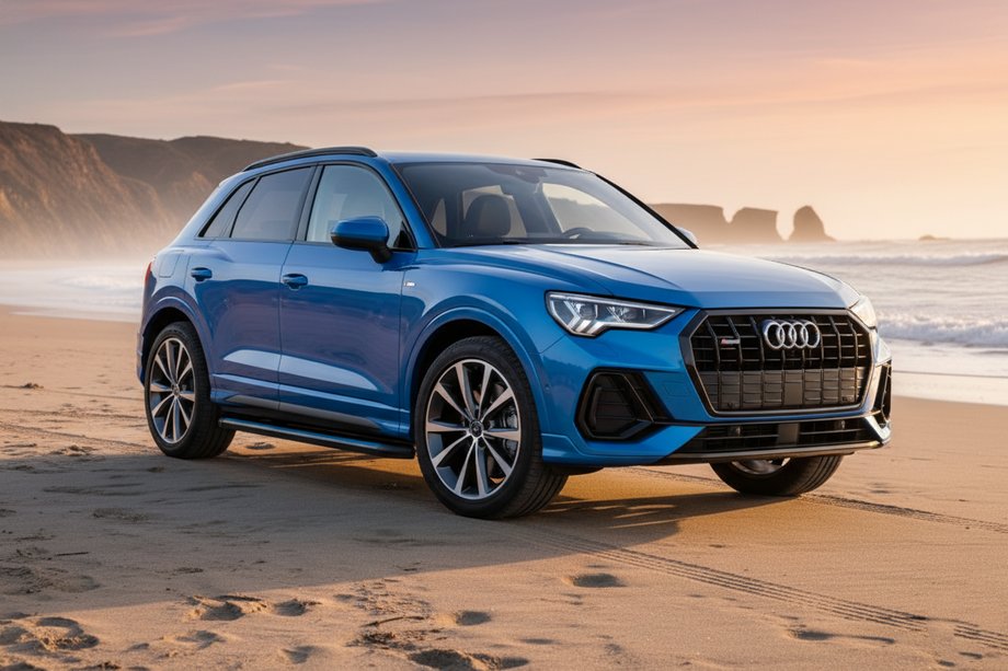 Audi Q3 2019–2025 Maya Blue sidetrin (2 stk., aluminium) Image