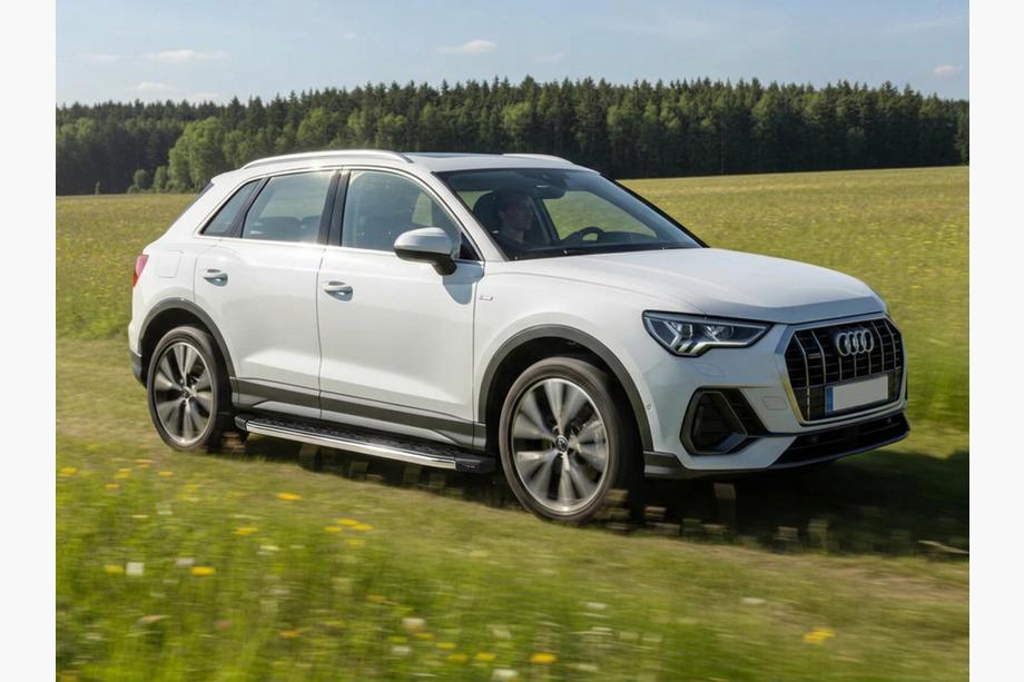 Audi Q3 2019–2025 BlackLine sidetrin (2 stk., aluminium) Image