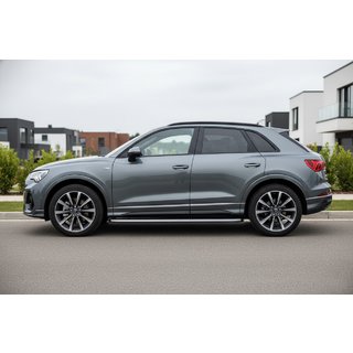 Sidetrin Tayga Grey (2 stk., aluminium) Audi Q3 2019–2025 foto 1
