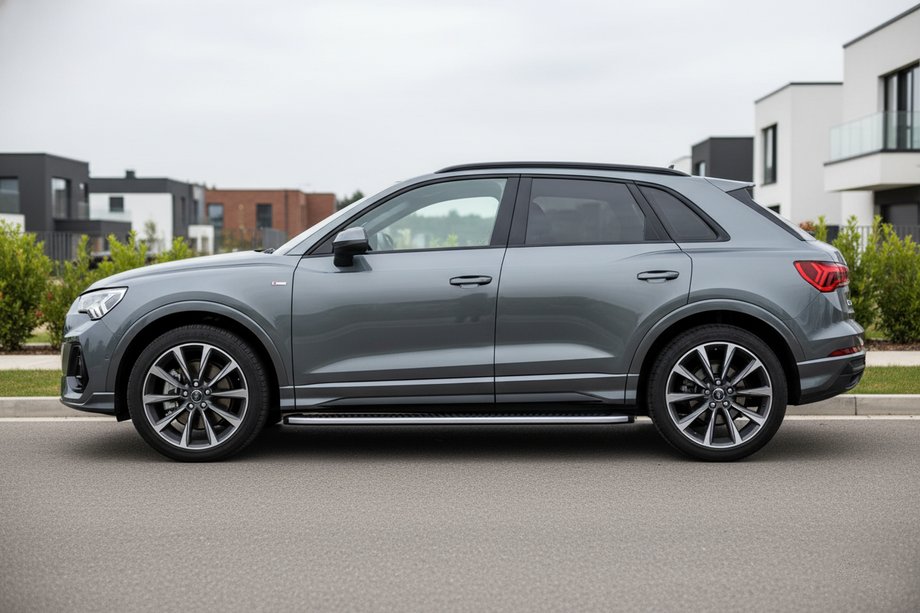 Audi Q3 2019–2025 Sidetrin Tayga Grey (2 stk., aluminium) Image