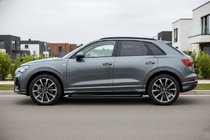 Audi Q3 2019–2025 Sidetrin Tayga Black (2 stk., aluminium) foto 1