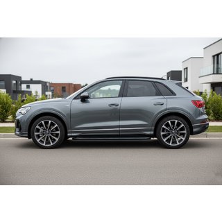 Sidetrin Tayga Black (2 stk., aluminium) Audi Q3 2019–2025 foto 1