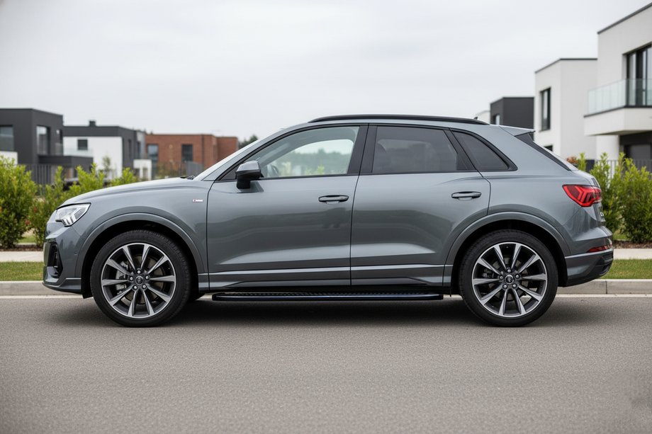 Audi Q3 2019–2025 Sidetrin Tayga Black (2 stk., aluminium) Image