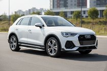 Audi Q3 2019–2025 Sidetrin Tayga V2 (2 stk., aluminium) foto 1