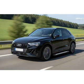 Sidetrin Vision New Black (2 stk., aluminium) Audi Q3 2019–2025 foto 1