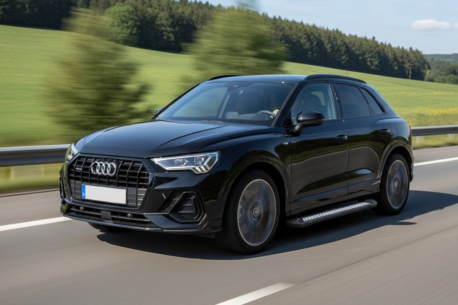 Audi Q3 2019–2025 Sidetrin Vision New Black (2 stk., aluminium) Image