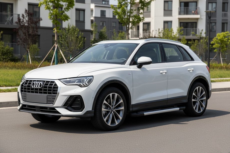 Audi Q3 2019–2025 Sidetrin Vision New Grey (2 stk., aluminium) Image