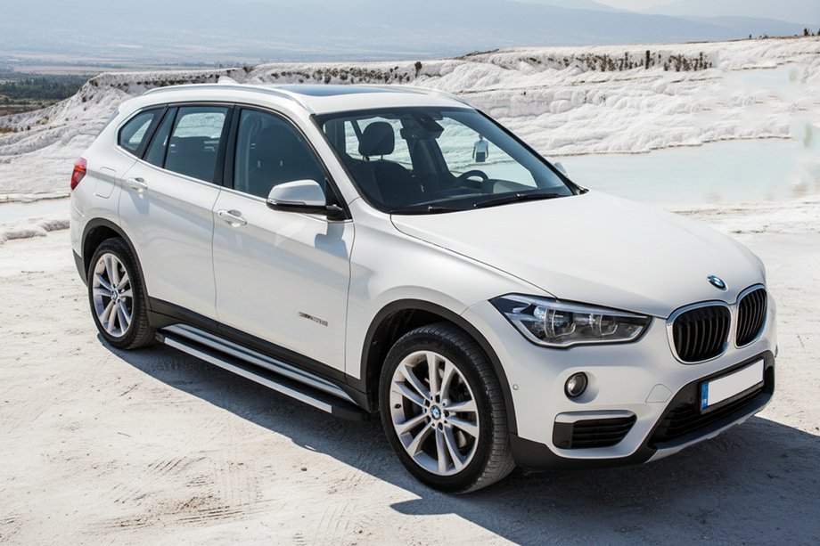 BMW X1 F48 2015–2022 Sidetrin Maya V1 (2 stk., aluminium) Image