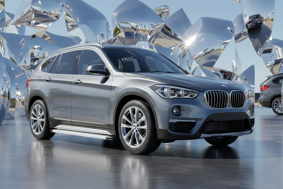 BMW X1 F48 2015–2022 Sideskørter Maya V2 (2 stk., aluminium) Image