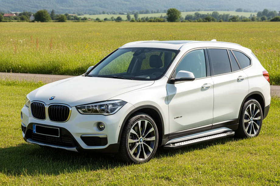 BMW X1 F48 2015–2022 Sidetrin Allmond Grey (2 stk., aluminium) Image
