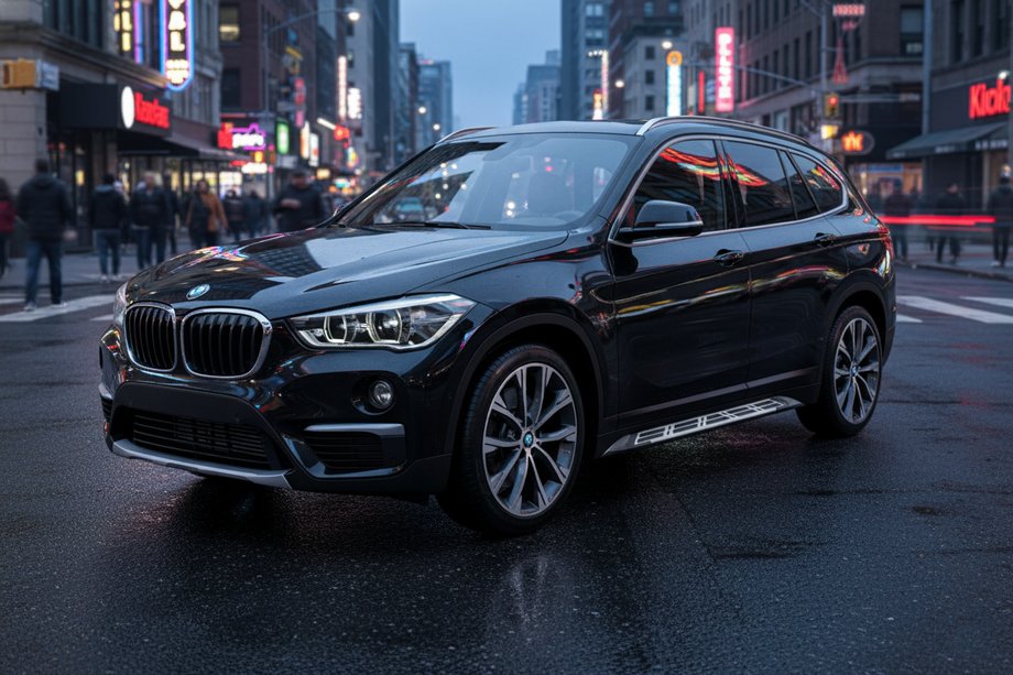 BMW X1 F48 2015–2022 Sunrise sidetrin (2 stk., aluminium) Image