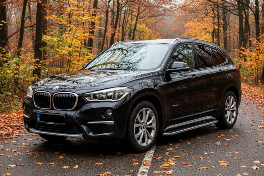 BMW X1 F48 2015–2022 Sidetrin Tayga Grey (2 stk., aluminium) Image