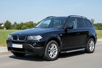 BMW X3 E83 2003–2010 Sidetrin Bosphore Grey (2 stk., aluminium) foto 1
