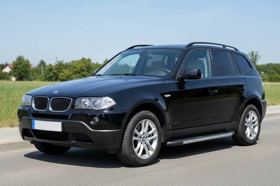 BMW X3 E83 2003–2010 Sidetrin Bosphore Grey (2 stk., aluminium) Image
