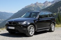 BMW X3 E83 2003–2010 Sidetrin Bosphore Black (2 stk., aluminium) foto 2