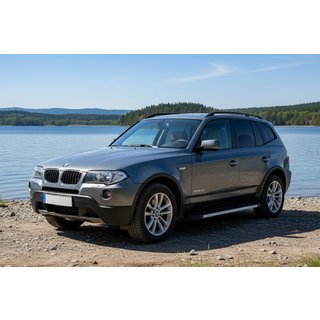 Sidetrin Maya V1 (2 stk., aluminium) BMW X3 E83 2003–2010 foto 1