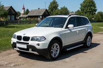 BMW X3 E83 2003–2010 Sideskørter Maya V2 (2 stk., aluminium) foto 1