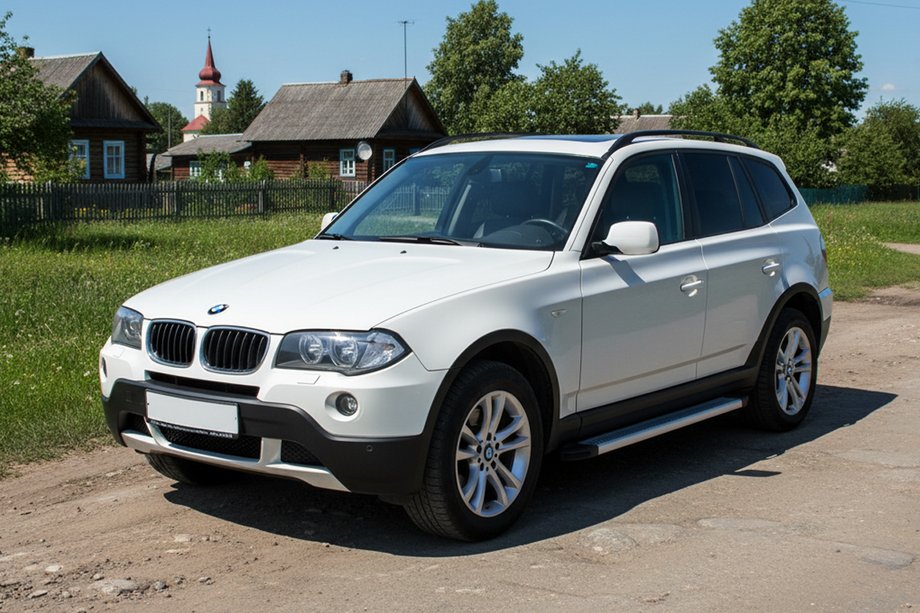 BMW X3 E83 2003–2010 Sideskørter Maya V2 (2 stk., aluminium) Image