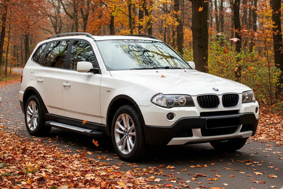 BMW X3 E83 2003–2010 Sidetrin Allmond Grey (2 stk., aluminium) Image
