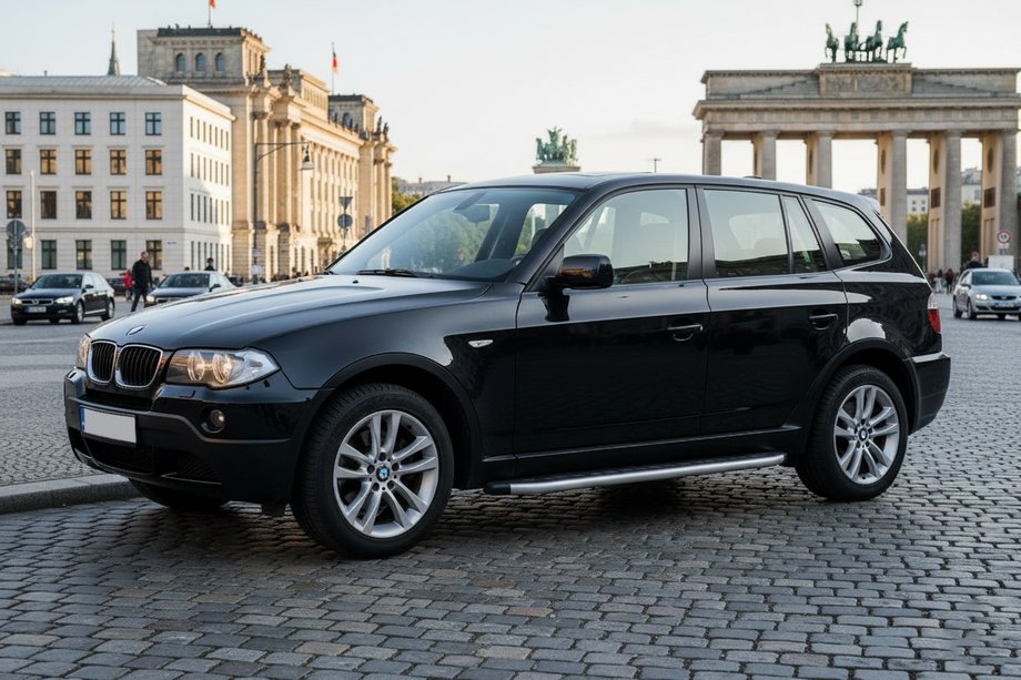 BMW X3 E83 2003–2010 Sidetrin Fullmond (2 stk., aluminium) Image