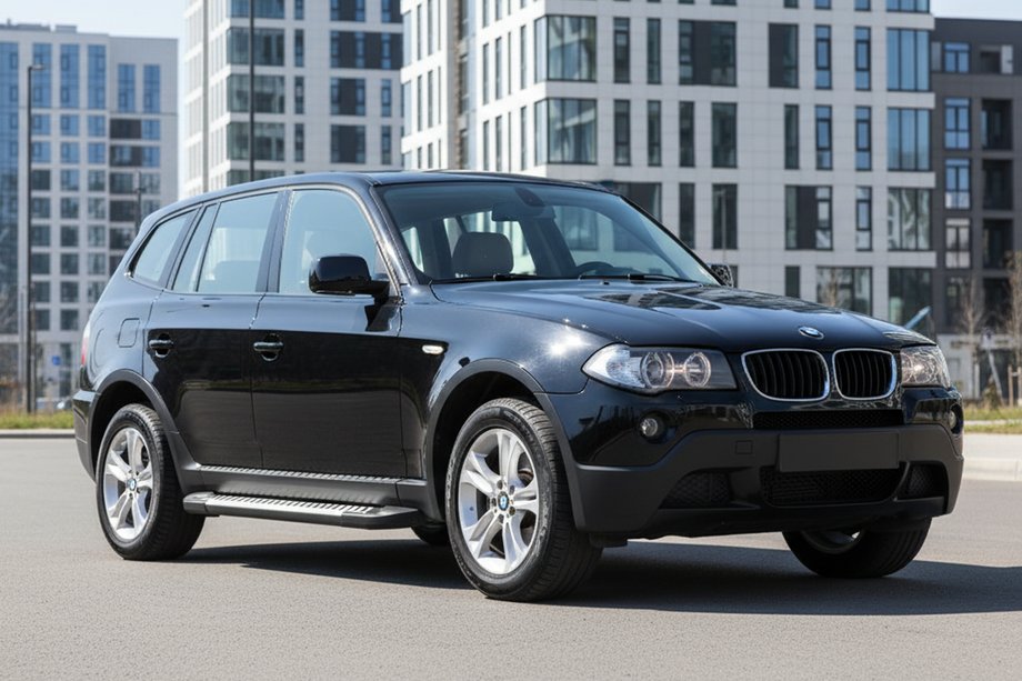 BMW X3 E83 2003–2010 Sidetrin Line (2 stk., aluminium) Image