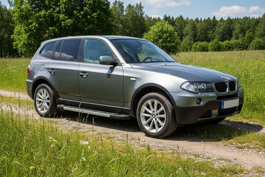 BMW X3 E83 2003–2010 RedLine sidetrin (2 stk., aluminium) Image