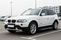 BMW X3 E83 2003–2010 Sunrise sidetrin (2 stk., aluminium) foto 1