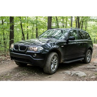 Sidetrin Tayga Black (2 stk., aluminium) foto 1