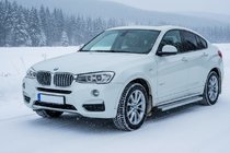 BMW X4 F26 2014–2018 Sideskørter Maya V2 (2 stk., aluminium) foto 1