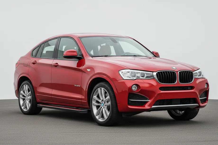 BMW X4 F26 2014–2018 Sidetrin Maya Red (2 stk., aluminium) Image