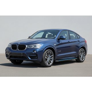 Maya Blue sidetrin (2 stk., aluminium) BMW X4 F26 2014–2018 foto 1