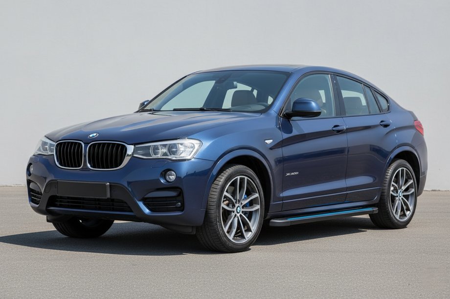 BMW X4 F26 2014–2018 Maya Blue sidetrin (2 stk., aluminium) Image