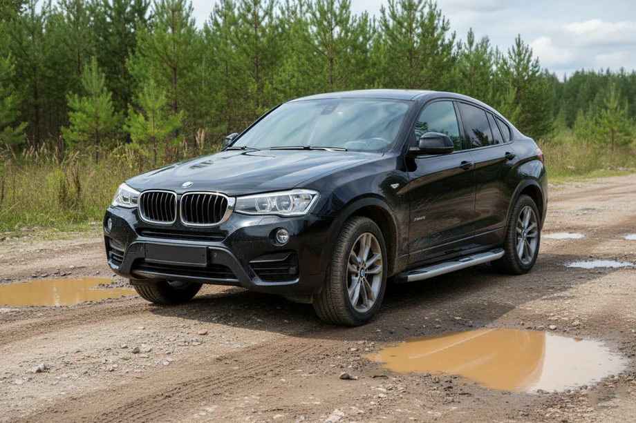 BMW X4 F26 2014–2018 Mevsim Grey sidetrin (2 stk., aluminium) Image