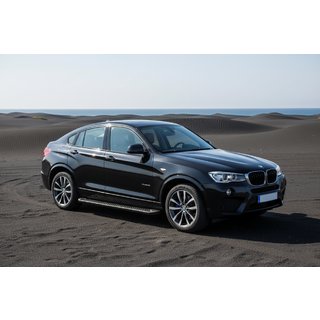 Allmond Black sidetrin (2 stk., aluminium) foto 1