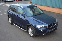 BMW X4 F26 2014–2018 Sidetrin Fullmond (2 stk., aluminium) foto 3