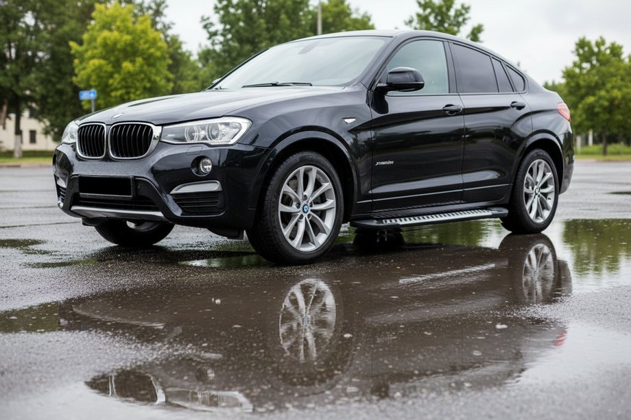 BMW X4 F26 2014–2018 Sidetrin Line (2 stk., aluminium) Image