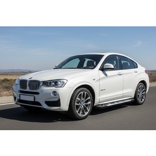 Sunrise sidetrin (2 stk., aluminium) BMW X4 F26 2014–2018 foto 1