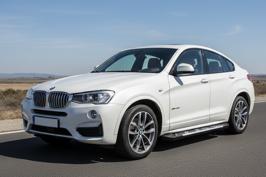 BMW X4 F26 2014–2018 Sunrise sidetrin (2 stk., aluminium) Foto 1