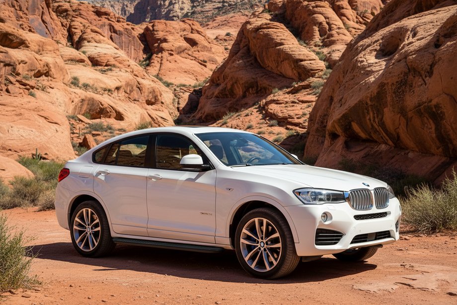 BMW X4 F26 2014–2018 Sidetrin Tayga Black (2 stk., aluminium) Image